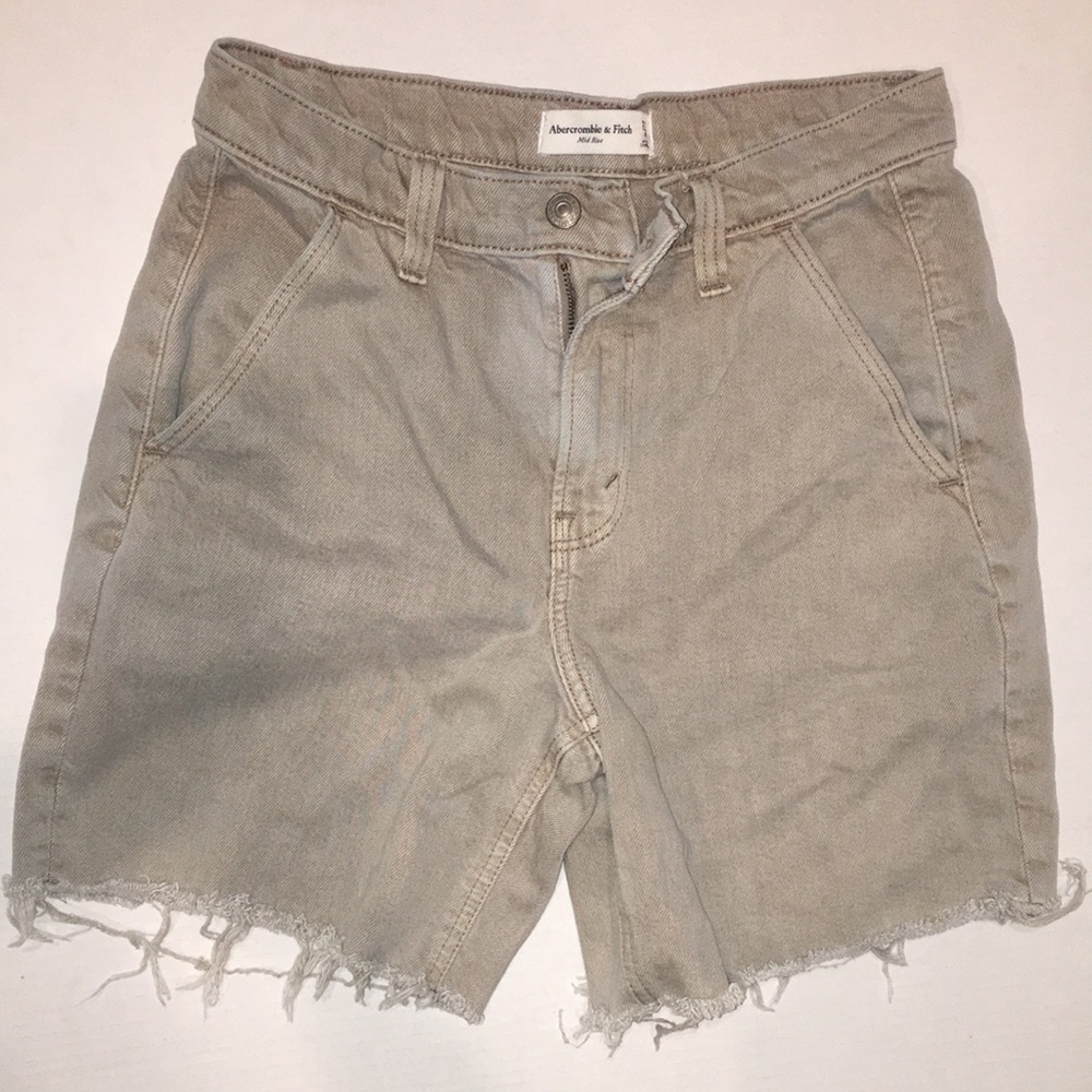 Abercrombie & Fitch Tan Jean Shorts